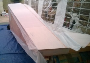 Marouflage du fuselage